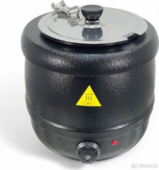 Polévkový kotlík - 10 litrů - černý