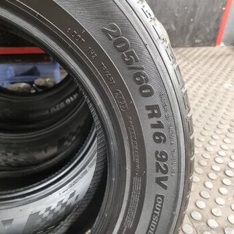 4x Letní 205/60 R16 7,5mm NOVÉ