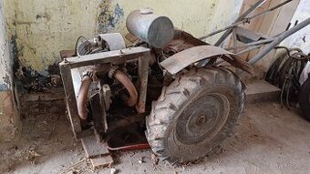 Malotraktor, fréza domácí výroby