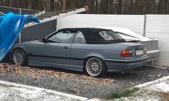 BMW E36 Cabrio, original 2.5, kůze, manual