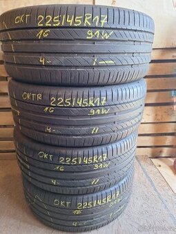Prodám letní pneu 225/45/17 Continental sport contact 5