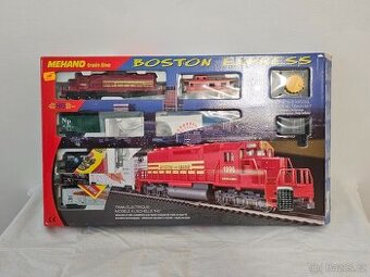 Mehano HO Boston Loko + 5x vagon OVP