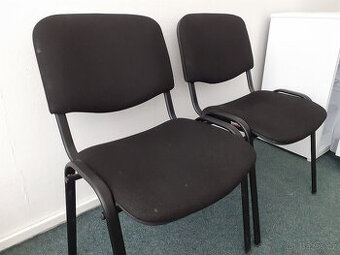 2x konferenční kancelářská židle Sigma černá
