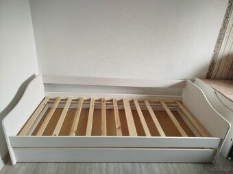 Prodám 2 ks - výsuvná postel 90 x 200