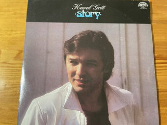 Deska LP Karel Gott: Story verze na vinylu LP s Plakátem