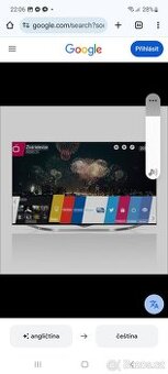 Tv LG smart ve 4k úhlopříčka 140cm