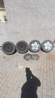 Plecháče 4x108  + gumy a poklice