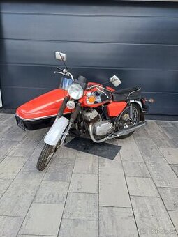Jawa 350/634 + velorex 562 s TP