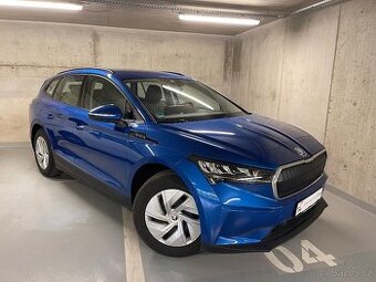 Škoda Enyaq 109 kW, Race Blue, krásný stav, DPH