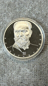 Stříbrná mince Česká republika – 200 Kč (Antonín Dvořák, pro