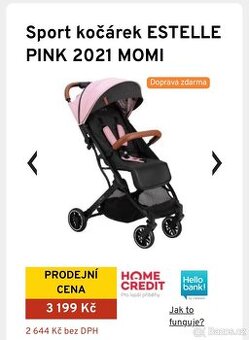 Sportovní kočárek Momi