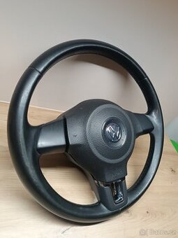 Tříramenný kožený Volant VW Golf VI/ V Plus