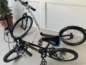 Koloběžka pro dospělé + dětské kolo