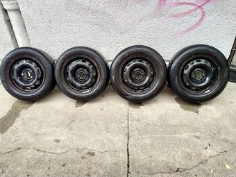 Ocelová kola 6J x 14, 5x100, ET 43, letní pneu 185/65 R14