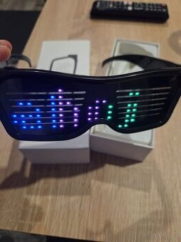 LED party brýle – svítící nápisy