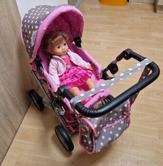 Kočárek pro panenky 5v1 - výborný stav