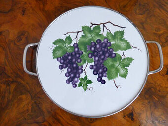 starý keramický tác-podnos