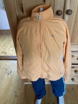 Adidas lehká bunda klimatex-meruňková barva