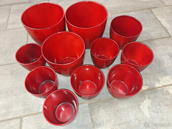 Květináče Scheurich - červená