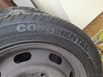 Prodám 4x kola a pneu Continental 195/55 R15
