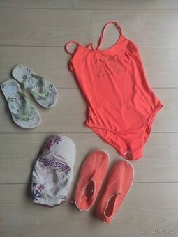 Set - Dívčí plavky, boty do vody,..