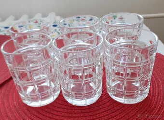 Sklenice - sada 6 ks, objem 200 ml.