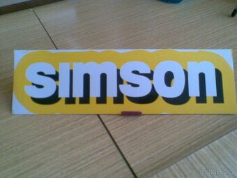 Simson - orig. DDR blikače, plexi  blikačů, blatník, rámeček