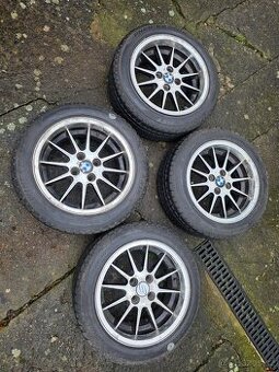 Prodám kola sada 7Jx15H2 ET13 BMW E30 zimní pneu