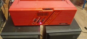 přenosné malé rádio-retro