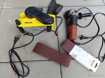 Bruska a flex.bruska použita.