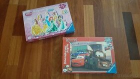 Puzzle s cars nebo s princeznami NOVÉ