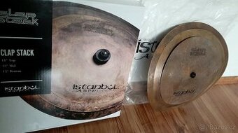 Prodám nový, činel.set- Clap Stack Istanbul Agop 11",13,15