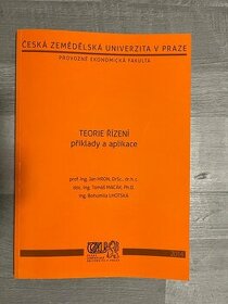ČZU Skripta Teorie řízení, příklady a aplikace