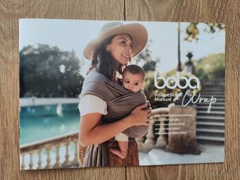 BOBA Wrap Dark Blue šátek / nosič dětí - NOVÝ