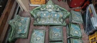 Kachlová kamna secesní