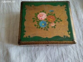 Retro dřevěná krabička