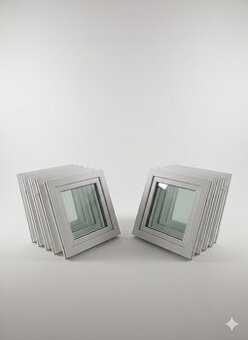 Plastové okna 70x70cm 14 kusů