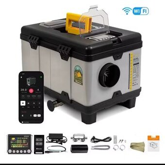 Naftové topení, Wi-Fi, BT, 8kW, 12/24/230V