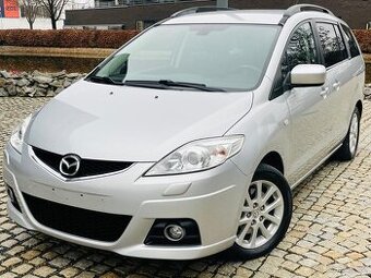 Mazda 5 2.0i BENZIN 107KW MANUÁL 7 MÍST VÝHŘEV SENZORY TAŽNÉ