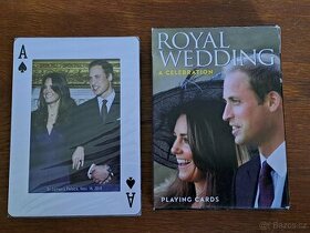 Kate&William, Royal Weddings Playing Cards, nové