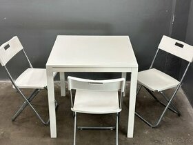 Stůl a 3 židle IKEA - 1