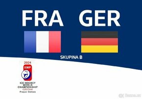 2 VSTUPENKY - IIHF 2024 Francie x Německo