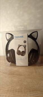 Sluchátka Bluetooth svítící (Kočičí uši )