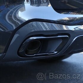 Černé koncovky výfuků na BMW X5 / X6 / X7 - řady G