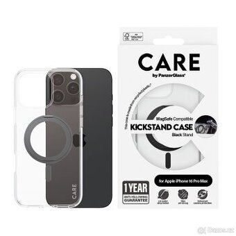 PanzerGlass CARE kryt Apple iPhone 16 Pro MagSafe KickStand