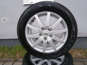letní alu kola 5 x 114.3 205 60 16 originál nissan