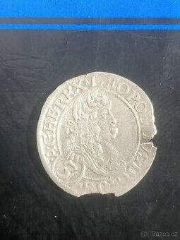 Leopold 1665 stříbrná mince - 1