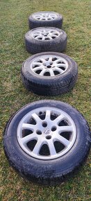 Kompletní sada kol Peugeot Ouragan R15 včetně pneu