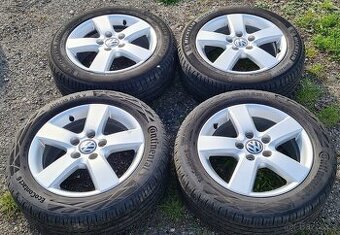 Orig. letní Alu VW Golf, Touran, Caddy, 205/55R16,7mm