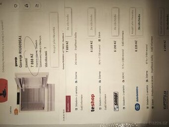 Vestavná lednice Gorenje